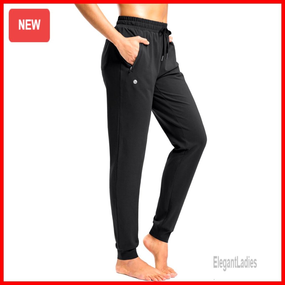 Tall Sweatpants Joggers With Zipper Pockets, Cotton, 30/32/34 Inseam